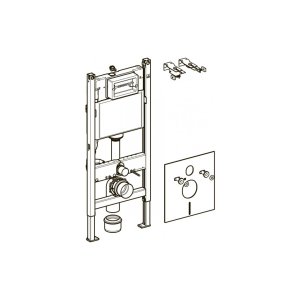 Інсталяція Geberit Duofix Комплект (3в1) д/унітазу (458.126.00.1)