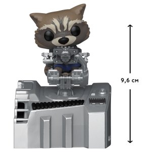 Фігурка для геймерів Funko Pop серії GOTG - Ракета на кораблі (63211)