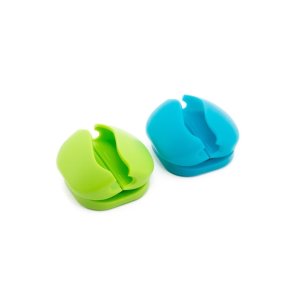 Тримач для кабелю Extradigital CC-950 Cable Clips, Green/Blue (KBC1714)