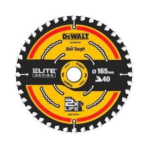 Диск пильний DeWALT ELITE EXTREME, 165х20х40, кут заточування 18 гр. (DT10640)