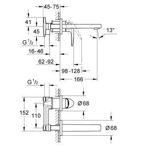 Змішувач Grohe BauCurve S-Size (20288000)