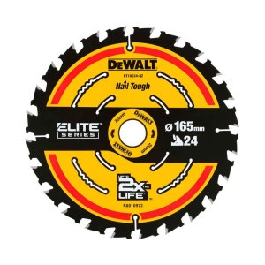 Диск пильний DeWALT ELITE EXTREME, 165х20х24, кут заточування 18 гр. (DT10624)