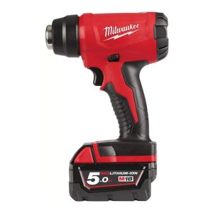 Будівельний фен Milwaukee M18 BHG-502C 2x5Ah, кейс (4933459772)