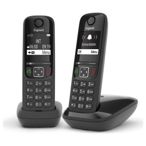 Телефон DECT Gigaset AS690 DUO Black (L36852H2816S301)