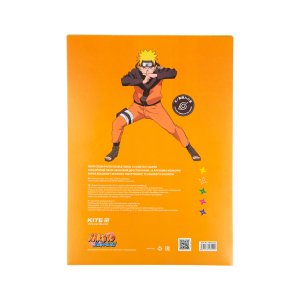 Кольоровий папір Kite А4 неоновий Naruto 10 арк/5 кол (NR23-252)