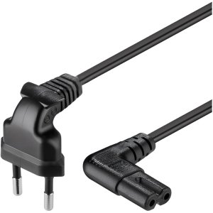 Кабель живлення C7 1.2m 0.5mm PC-184/2 CEE7/16-C7 2 pin Voltronic (PC-184/2 CEE7/16-C7 CU12)